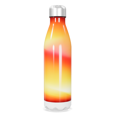Garrafa Inox - Degradê Laranja Amarelo