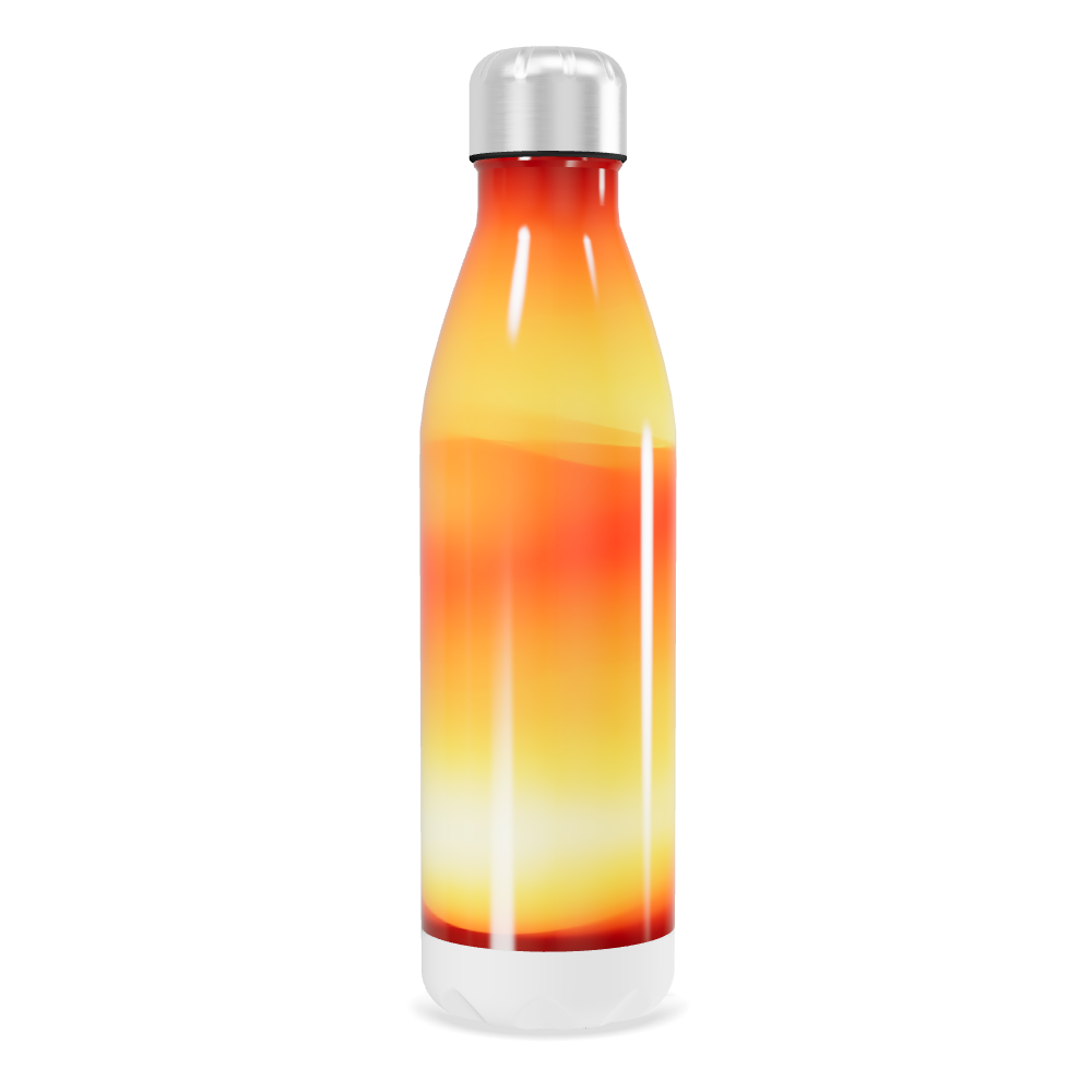 Garrafa Inox - Degradê Laranja Amarelo