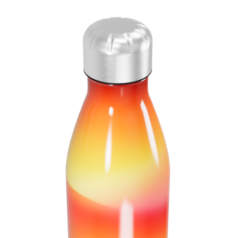 Garrafa Inox - Degradê Laranja Amarelo