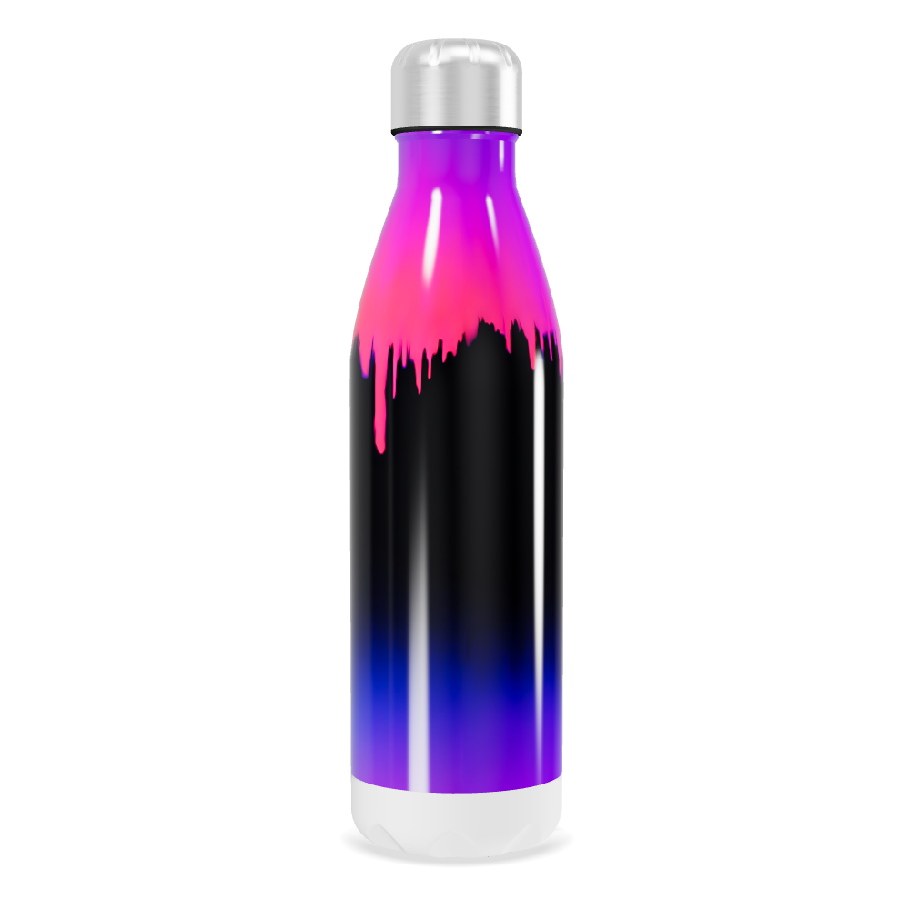 Garrafa Inox - Degradê Rosa e Azul