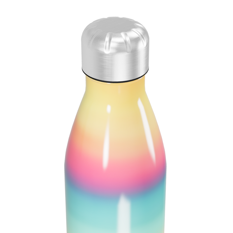 Garrafa Inox - Listras Multicoloridas