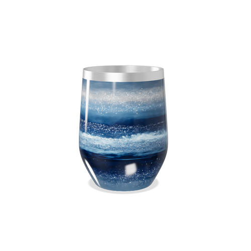 Copo Térmico Slim - Azul Estrelado Inox