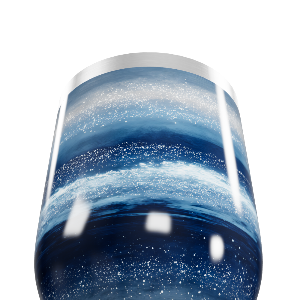 Copo Térmico Slim - Azul Estrelado Inox