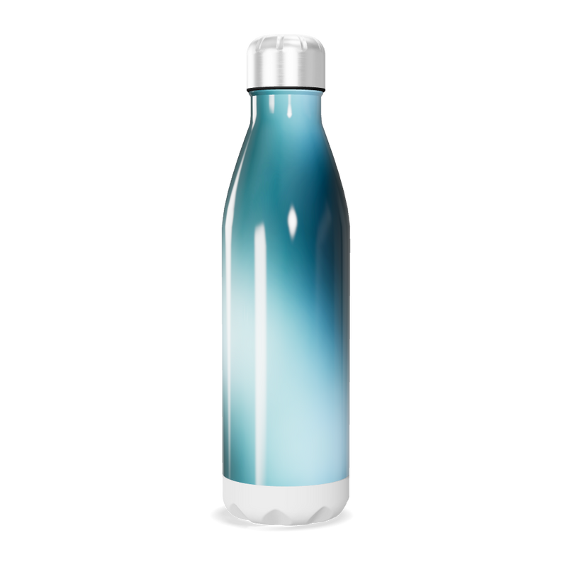 Garrafa Inox Azul Degradê 500ml