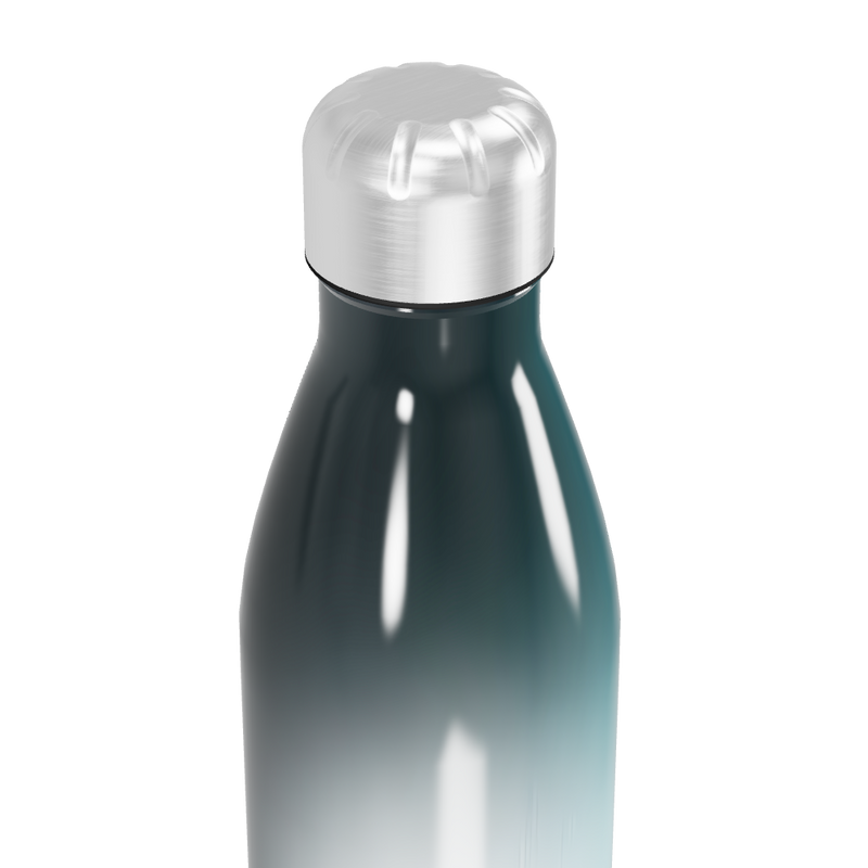 Garrafa Inox Azul Degradê 500ml