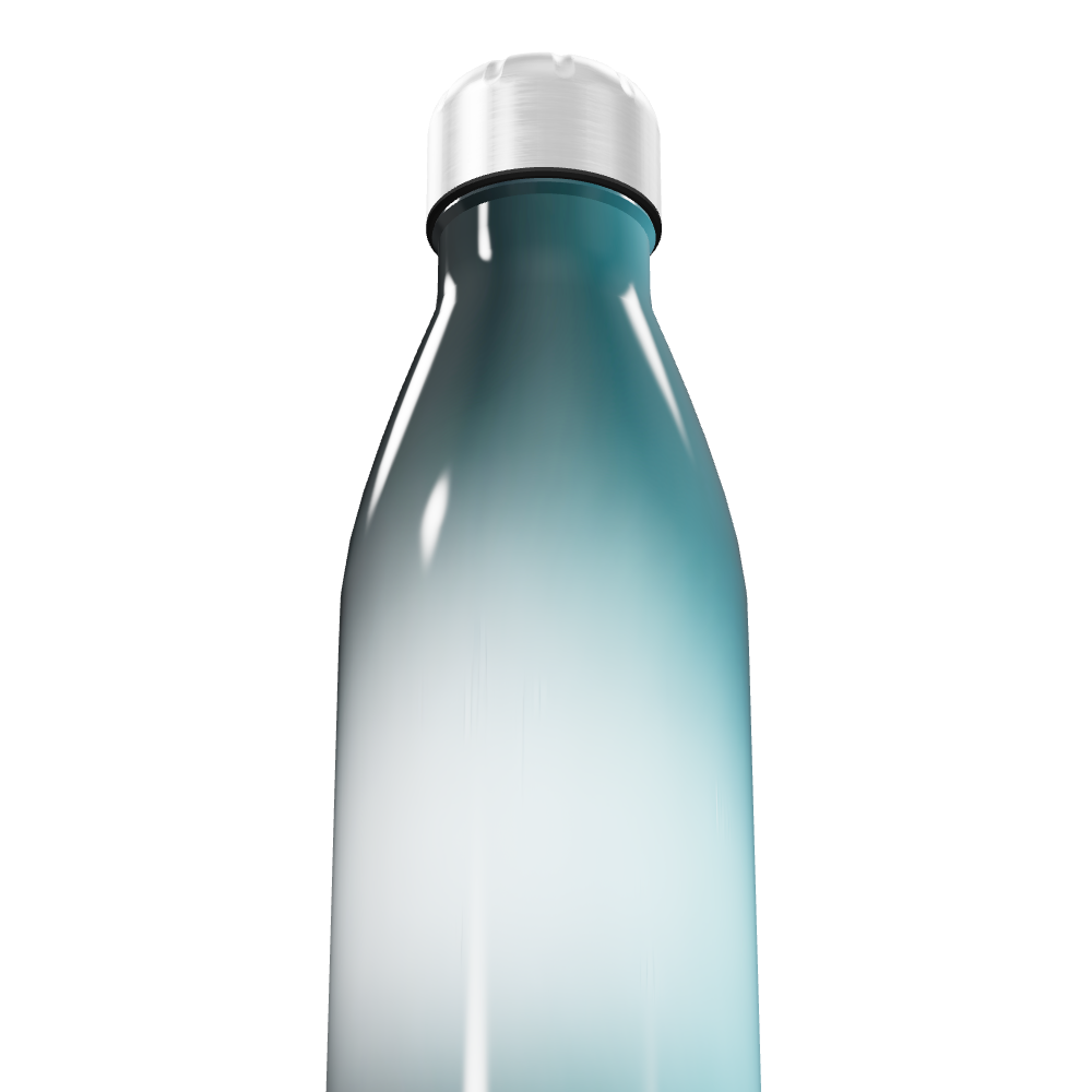 Garrafa Inox Azul Degradê 500ml