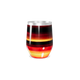 Copo Térmico Slim - Listras Vermelhas e Pretas