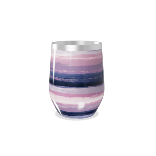 Copo Térmico Slim - Listras Rosa e Azul