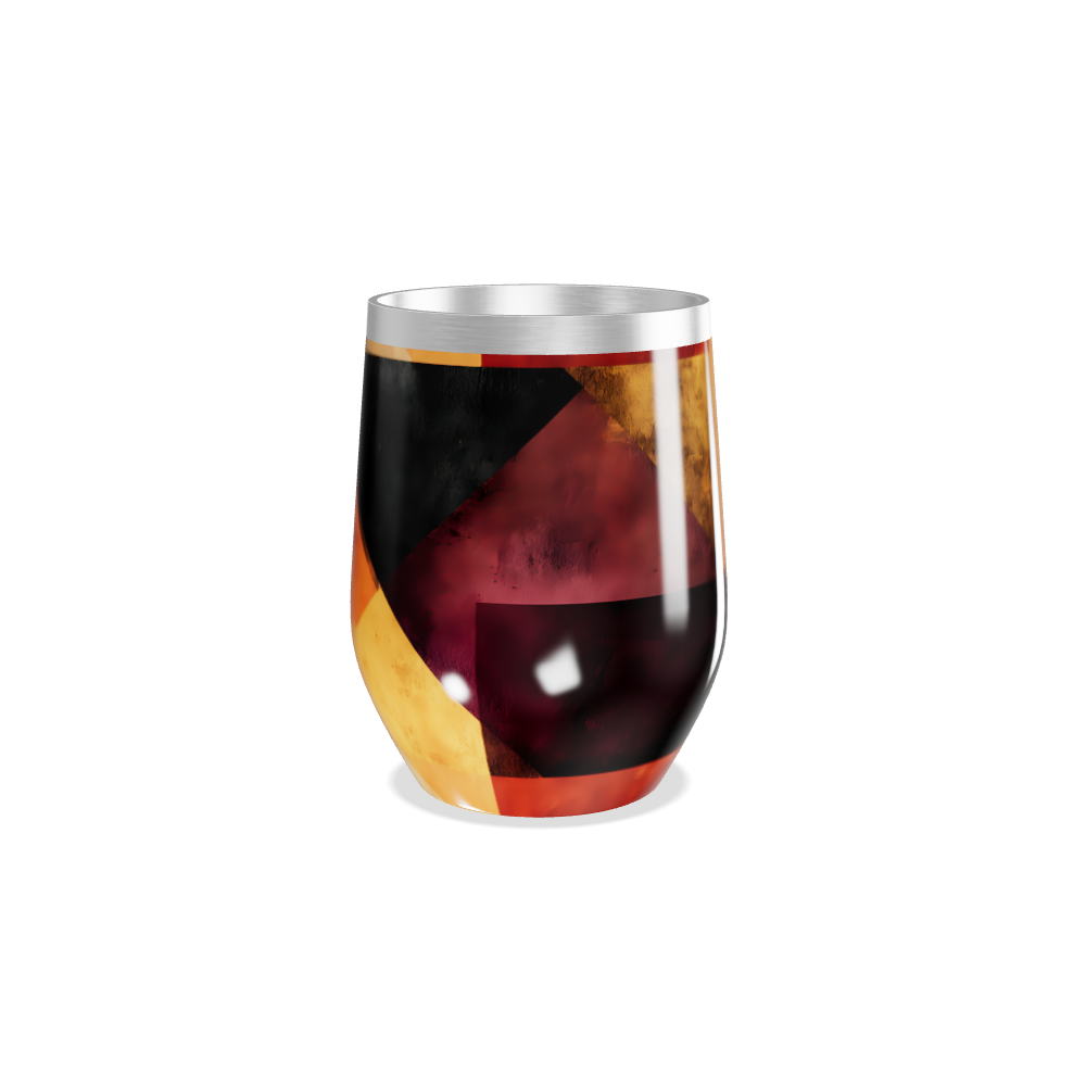 Copo Térmico Slim - Estampa Abstrata Colorida