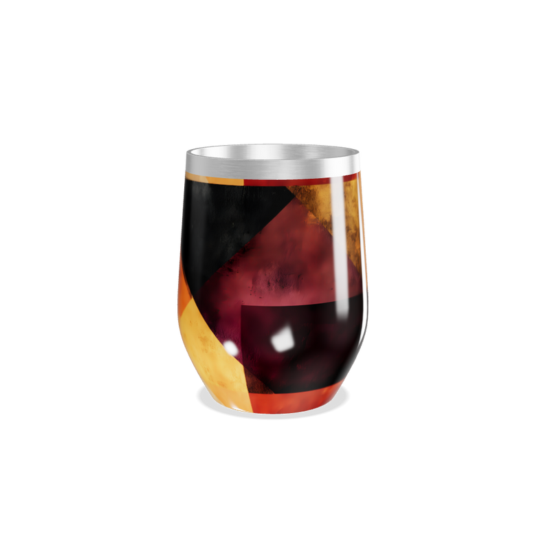 Copo Térmico Slim - Estampa Abstrata Colorida