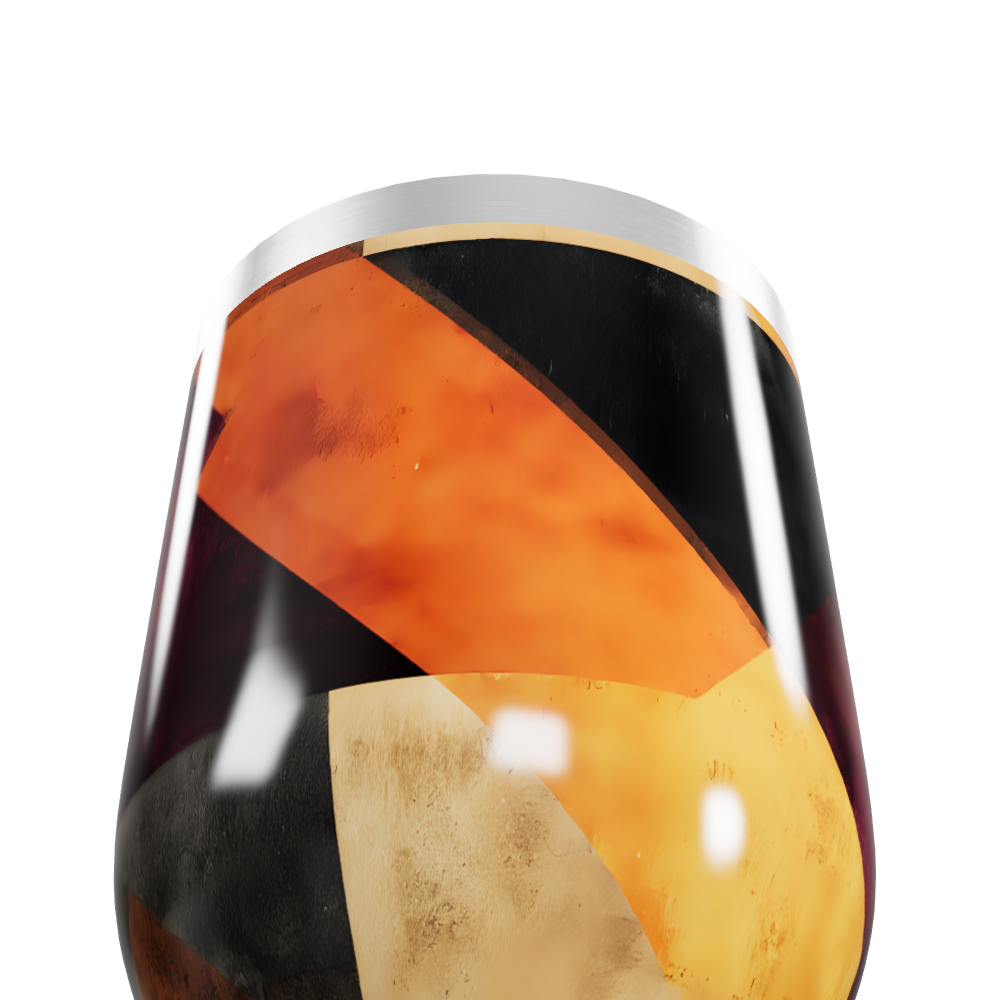 Copo Térmico Slim - Estampa Abstrata Colorida