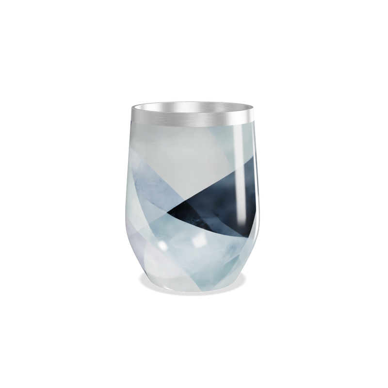 Copo Térmico Slim - Azul Marmorizado Inox