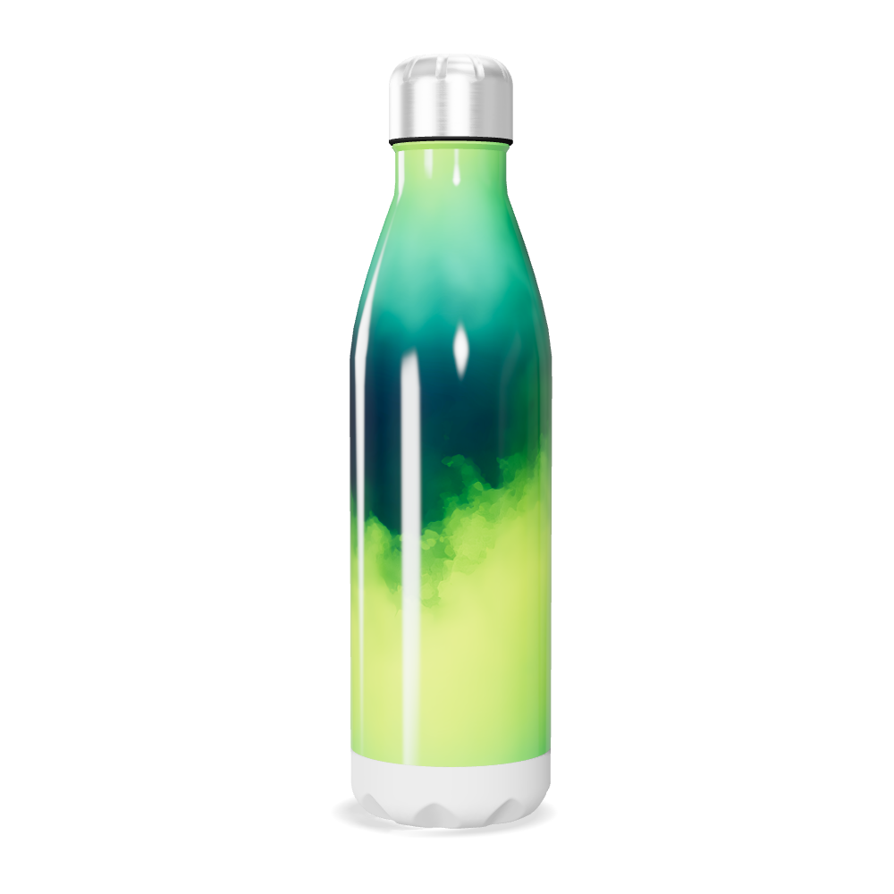 Garrafa Inox - Verde Degradê 500ml