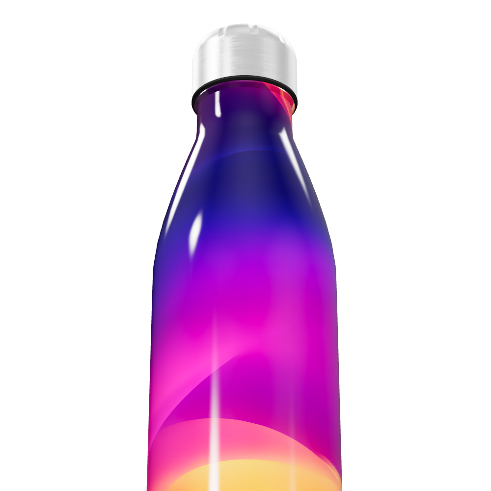 Garrafa Inox - Degradê Colorido 500ml