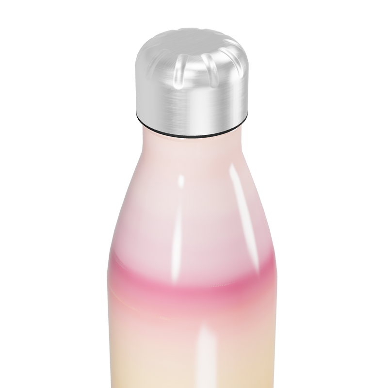 Garrafa Inox Gradiente Rosa e Laranja