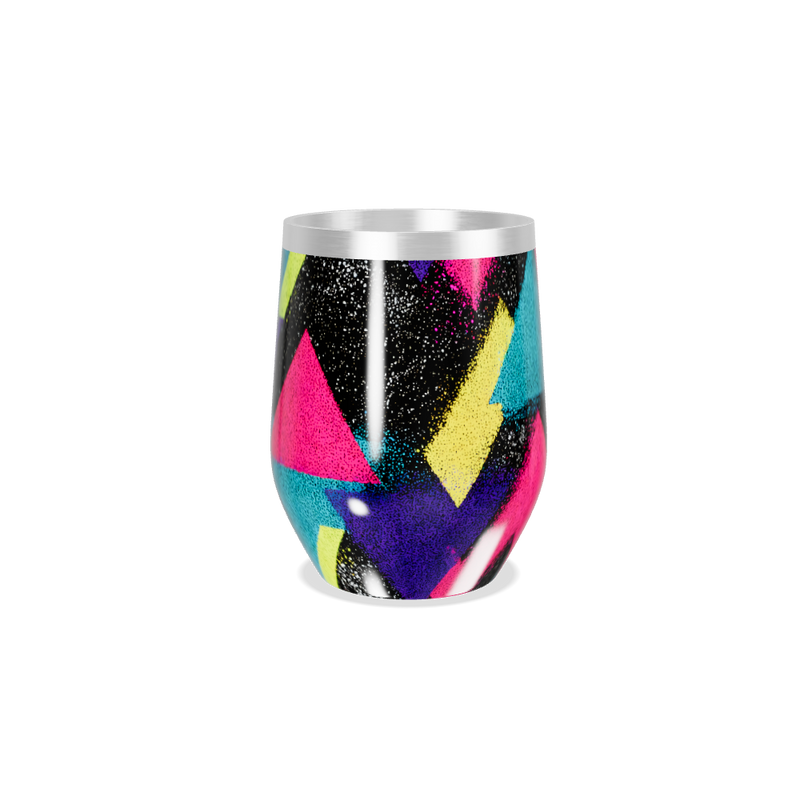 Copo Térmico Slim - Geométrico Colorido Inox