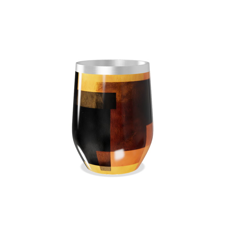 Copo Térmico Slim - Design Abstrato Colorido