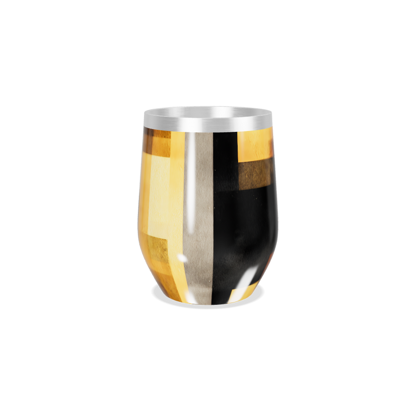 Copo Térmico Slim - Design Abstrato Colorido