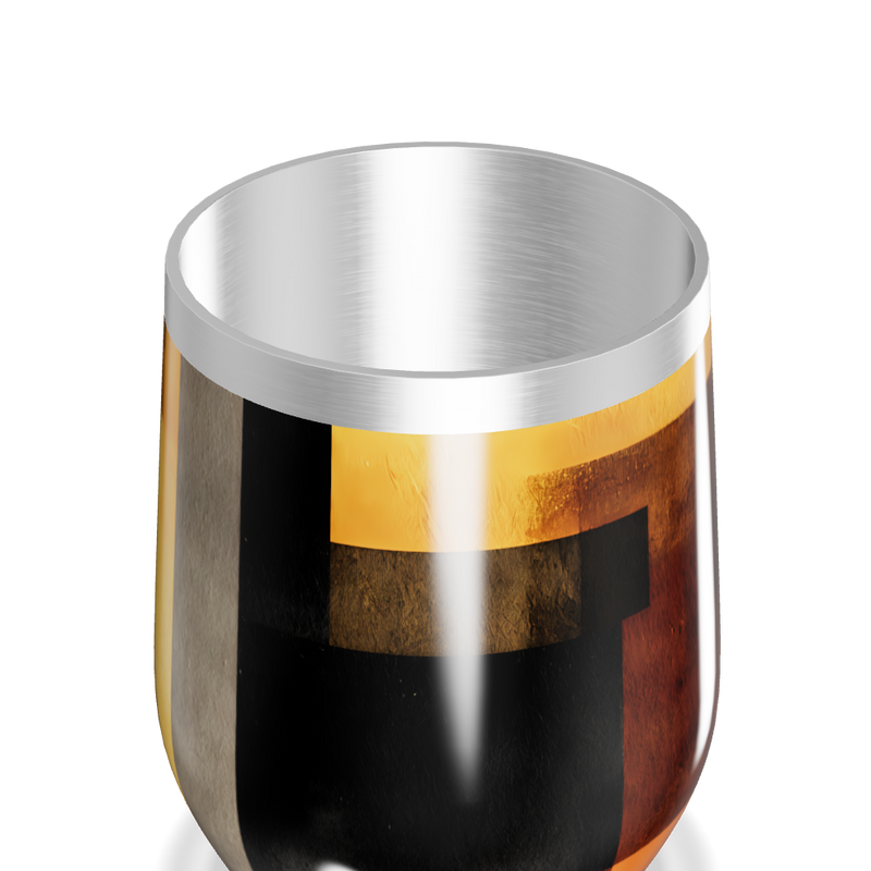 Copo Térmico Slim - Design Abstrato Colorido