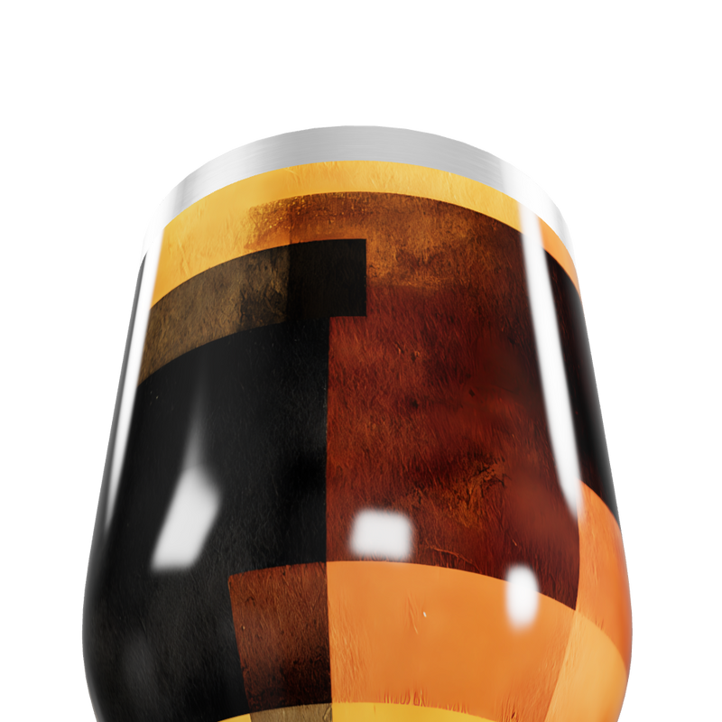 Copo Térmico Slim - Design Abstrato Colorido