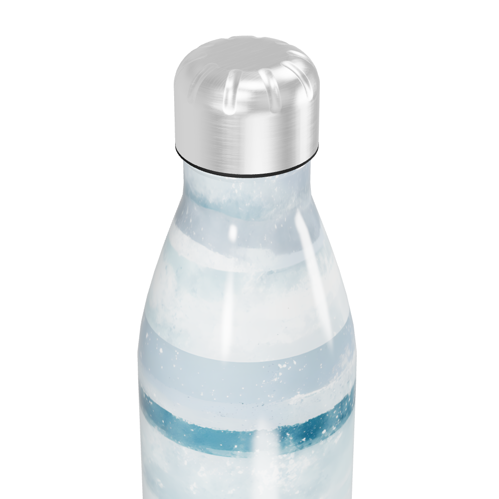 Garrafa Inox - Azul com efeito gelado