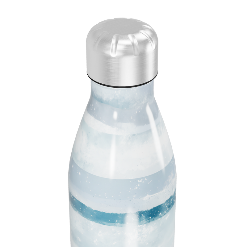 Garrafa Inox - Azul com efeito gelado