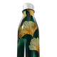 Garrafa Inox - Folhas Verde Dourado