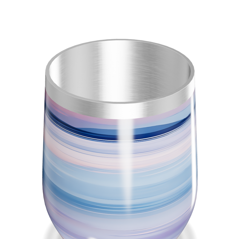 Copo Térmico Slim - Azul Listrado Aço