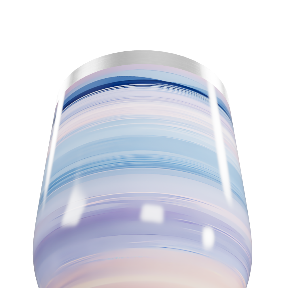 Copo Térmico Slim - Azul Listrado Aço