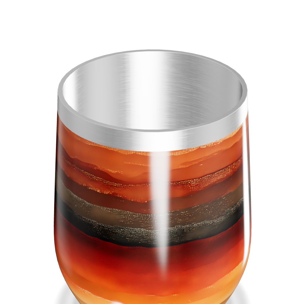 Copo Térmico Slim - Colorido Listrado