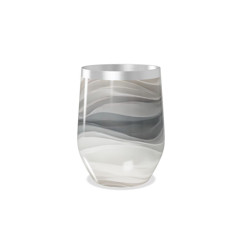 Copo Térmico Slim - Inox com Estampa Ondas