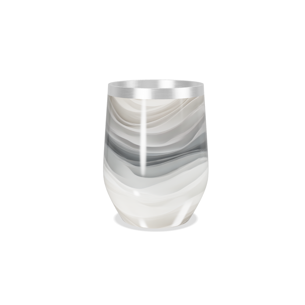 Copo Térmico Slim - Inox com Estampa Ondas