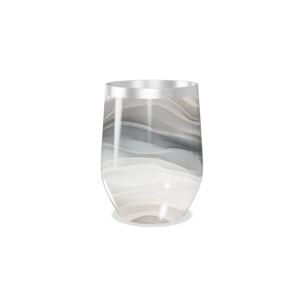 Copo Térmico Slim - Inox com Estampa Ondas