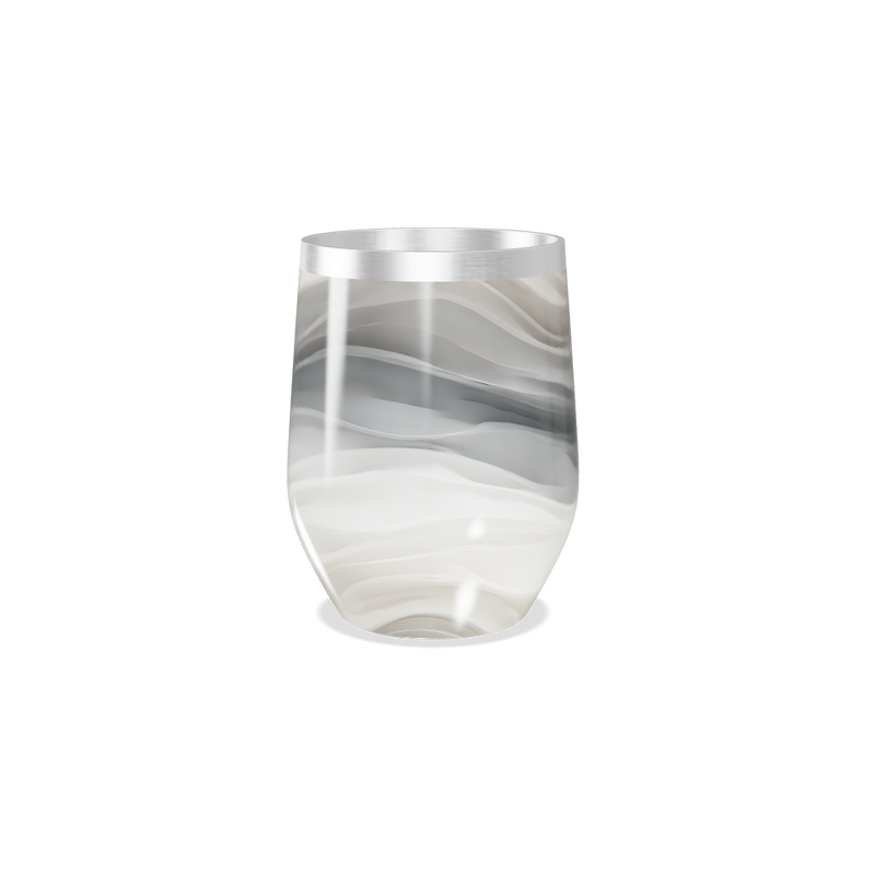 Copo Térmico Slim - Inox com Estampa Ondas