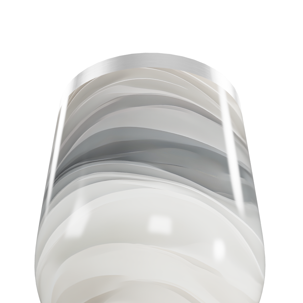 Copo Térmico Slim - Inox com Estampa Ondas