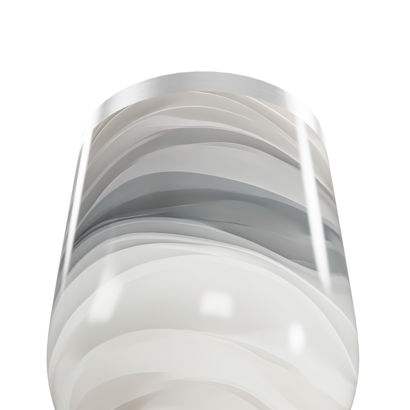 Copo Térmico Slim - Inox com Estampa Ondas