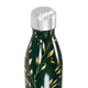 Garrafa Inox Folhas Douradas Verde