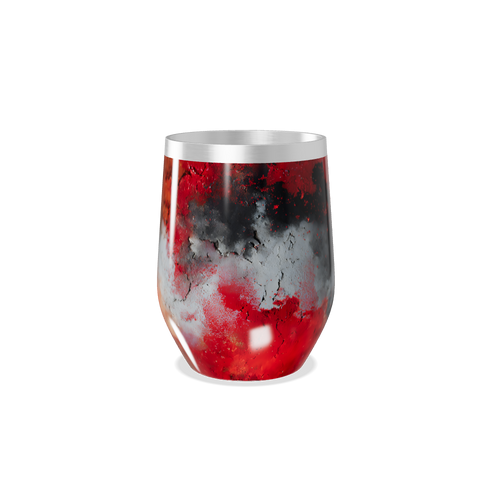 Copo Térmico Slim - Vermelho Marmorizado