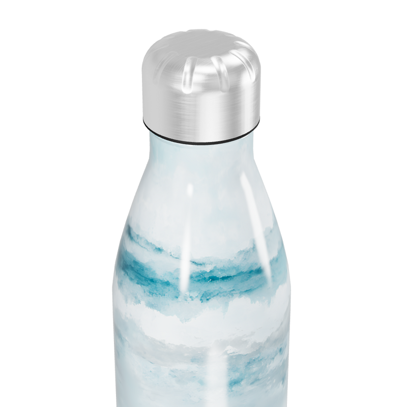 Garrafa Inox Azul - Estampa Ondas