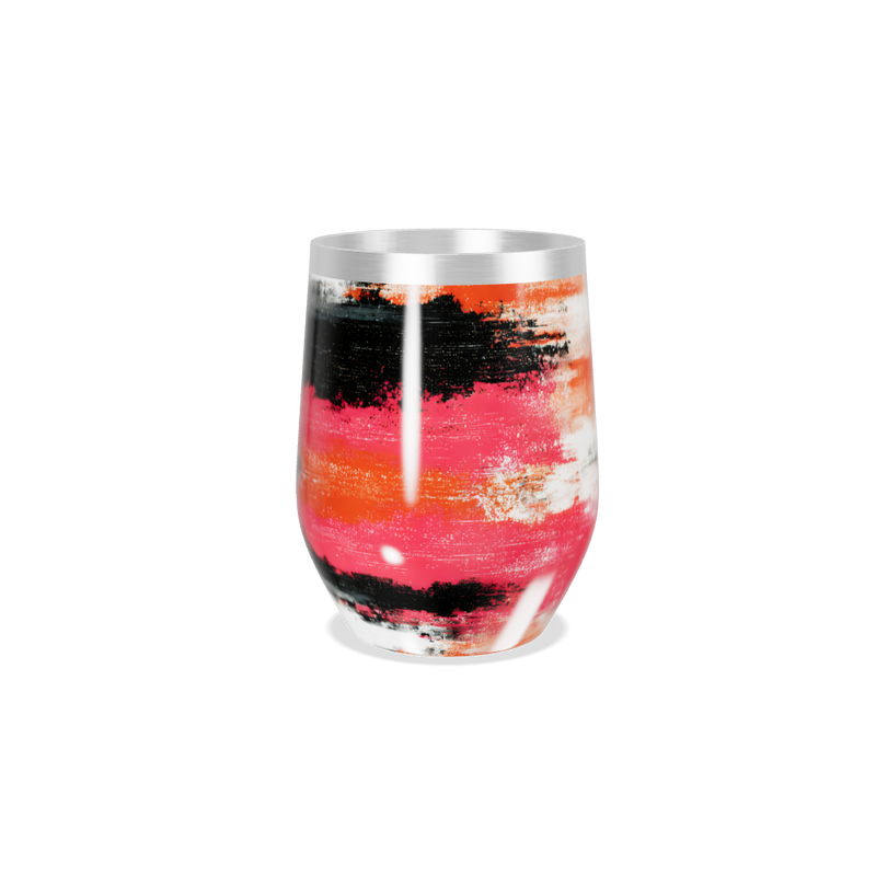 Copo Térmico Slim - Estampa Abstrata Colorida