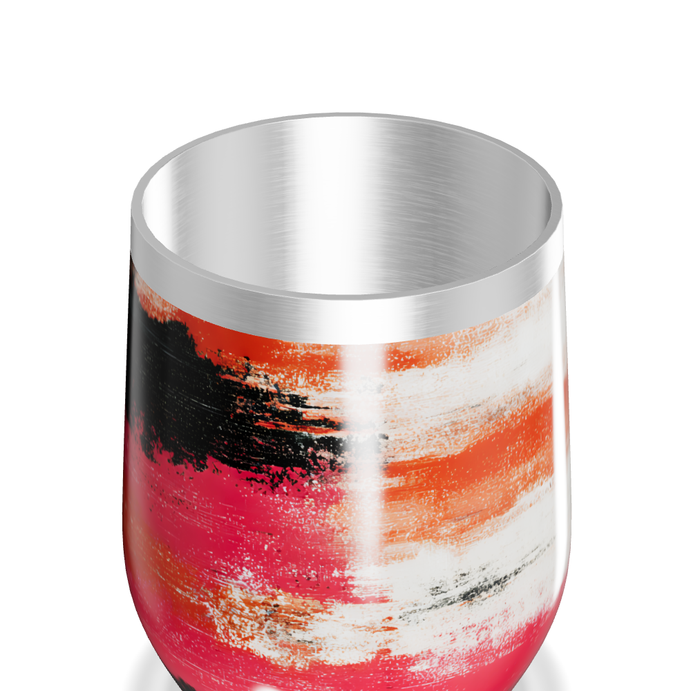 Copo Térmico Slim - Estampa Abstrata Colorida