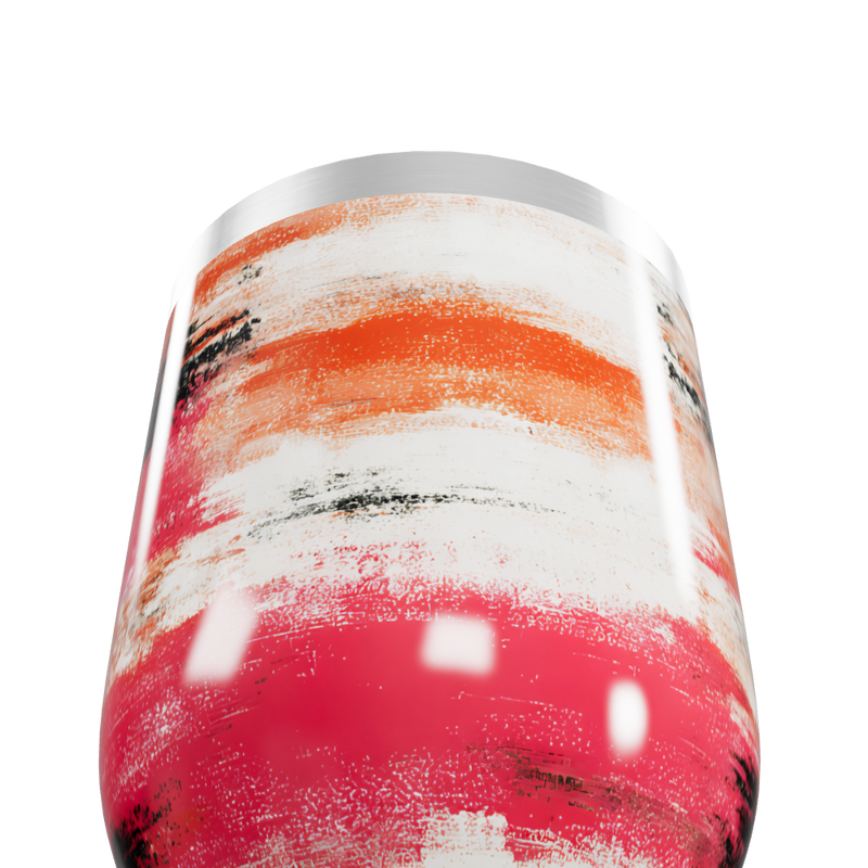 Copo Térmico Slim - Estampa Abstrata Colorida