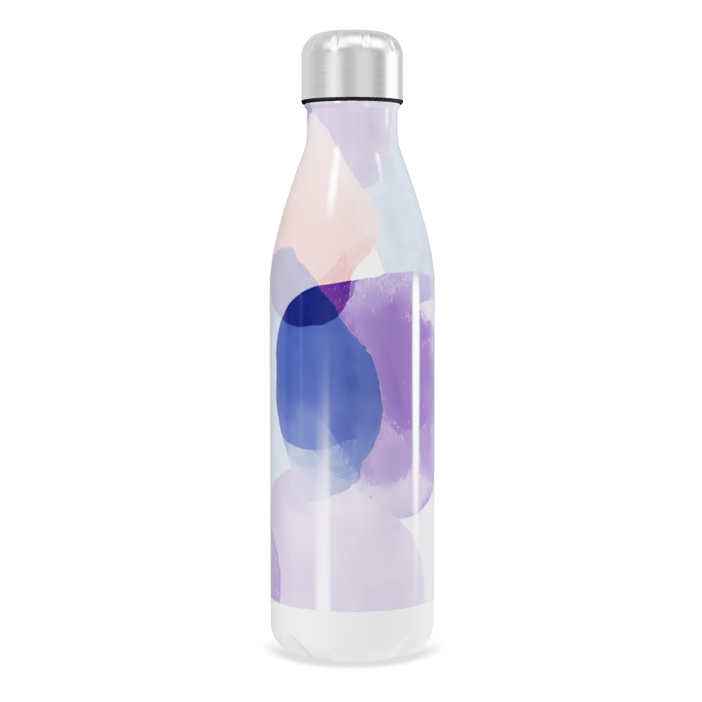 Garrafa Inox - Estampa Aquarela