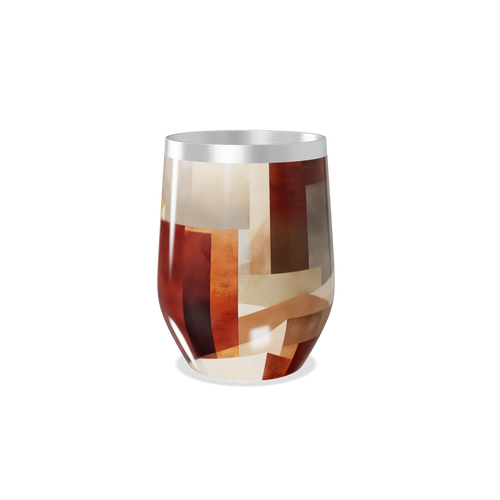 Copo Térmico Slim - Estampado Geométrico Colorido