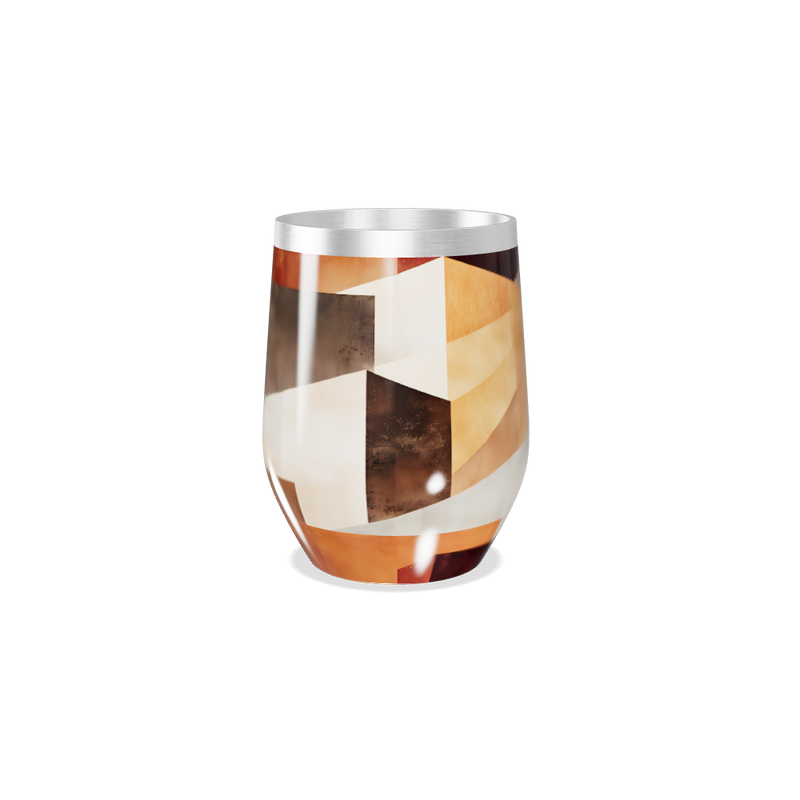 Copo Térmico Slim - Estampado Geométrico Colorido