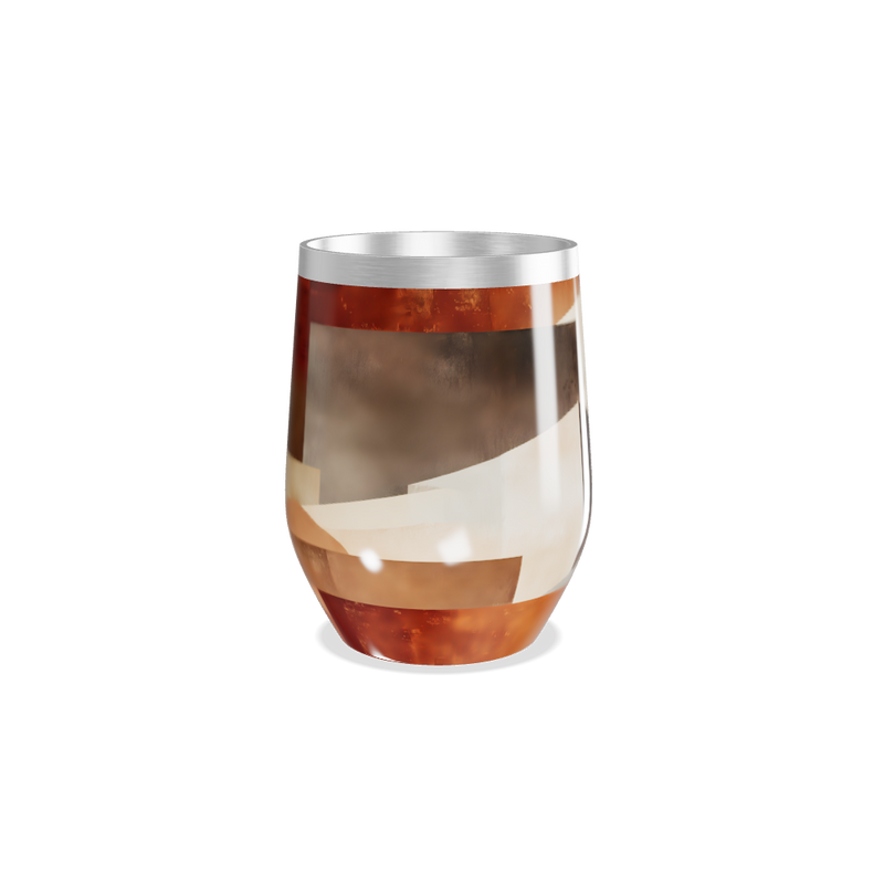 Copo Térmico Slim - Estampado Geométrico Colorido