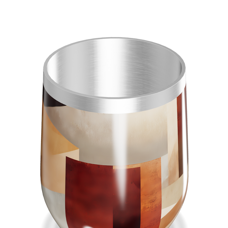 Copo Térmico Slim - Estampado Geométrico Colorido