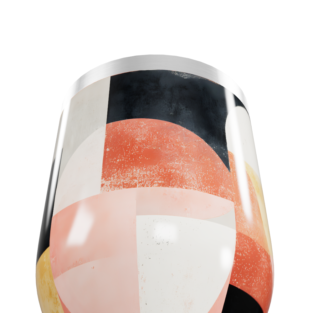 Copo Térmico Slim - Estampa Geométrica Colorida