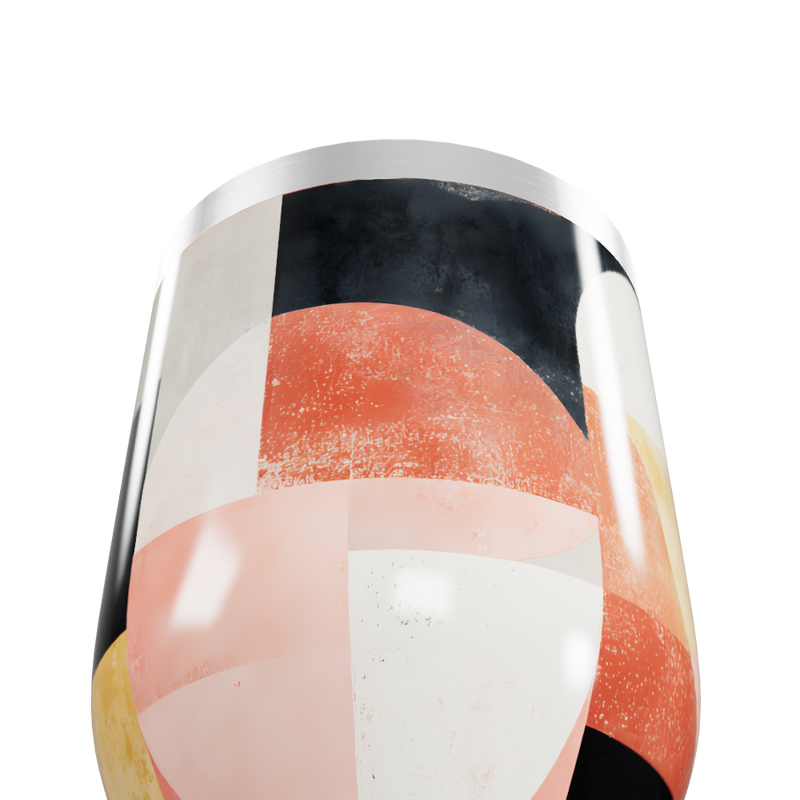 Copo Térmico Slim - Estampa Geométrica Colorida