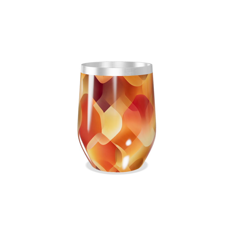 Copo Térmico Slim - Estampa Abstrata Colorida